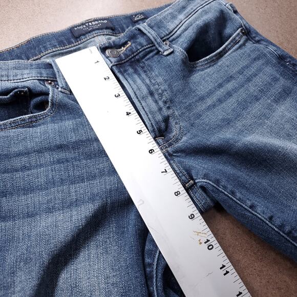 Lucky Brand Sweet Jeans Womens 4/27 Blue Medium Wash Mid Rise Straight Leg Denim - Picture 5 of 12